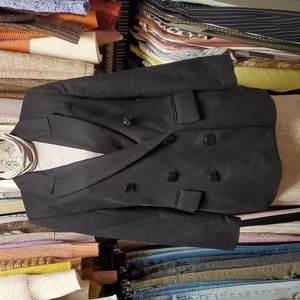 Zara double breasted wool blazer, size S